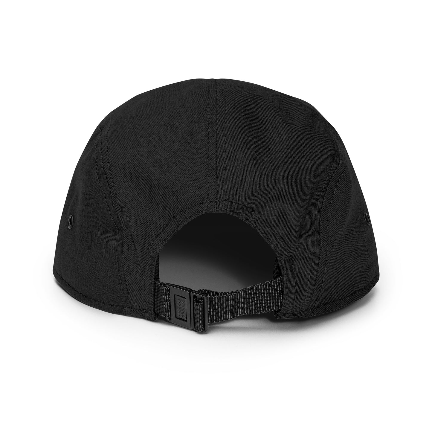 MTN LIF™ 5 Panel Camper Hat- embroidered SILVER mtn logo