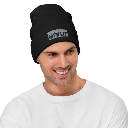 MTN LIF™ Embroidered Beanie GREY mtn logo