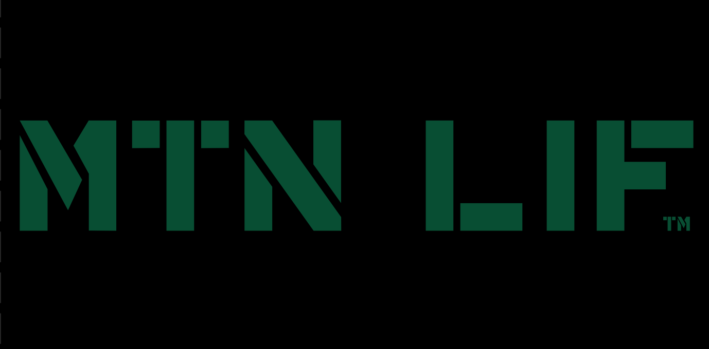 MTN LIF™ car MAGNET GREEN on black 3x6" Major font