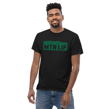 MTN LIF™ Men's classic tee with GREEN mtn logo