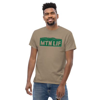 MTN LIF™ Men's classic tee with GREEN mtn logo