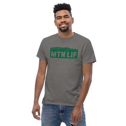 MTN LIF™ Men's classic tee with GREEN mtn logo