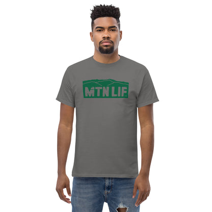 MTN LIF™ Men's classic tee with GREEN mtn logo