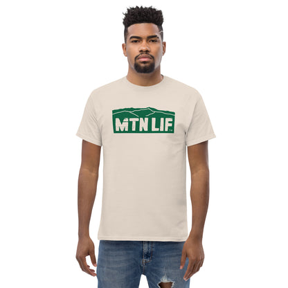 MTN LIF™ Men's classic tee with GREEN mtn logo