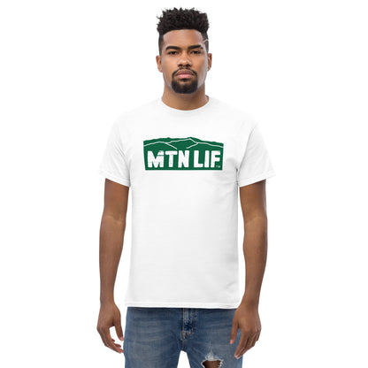 MTN LIF™ Men's classic tee with GREEN mtn logo