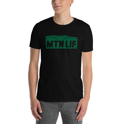 MTN LIF™ Unisex Softstyle T-Shirt GREEN mtn logo