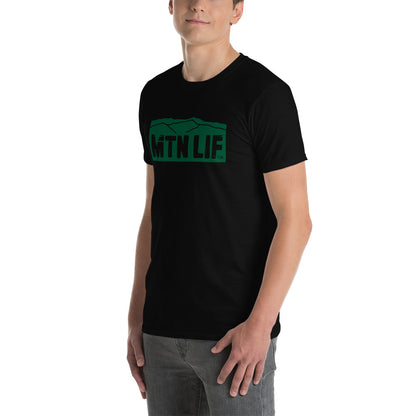 MTN LIF™ Unisex Softstyle T-Shirt GREEN mtn logo