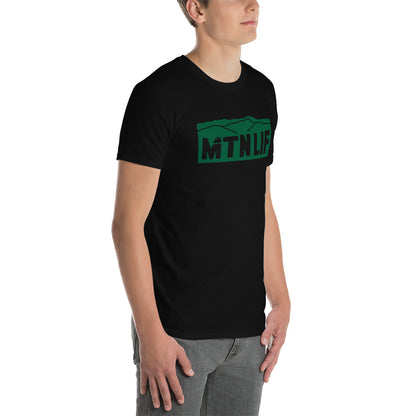 MTN LIF™ Unisex Softstyle T-Shirt GREEN mtn logo