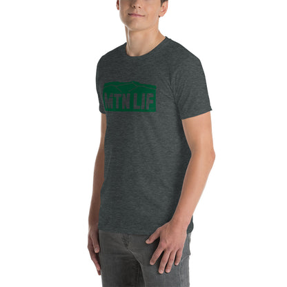 MTN LIF™ Unisex Softstyle T-Shirt GREEN mtn logo