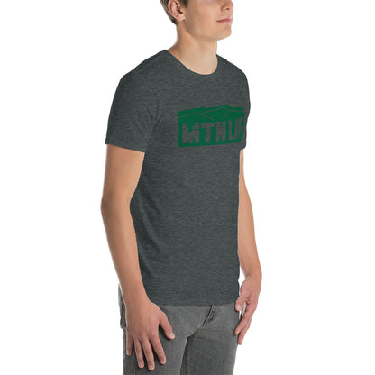 MTN LIF™ Unisex Softstyle T-Shirt GREEN mtn logo