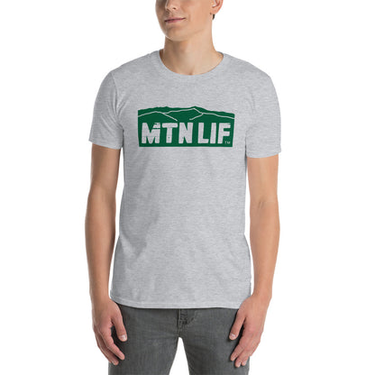 MTN LIF™ Unisex Softstyle T-Shirt GREEN mtn logo