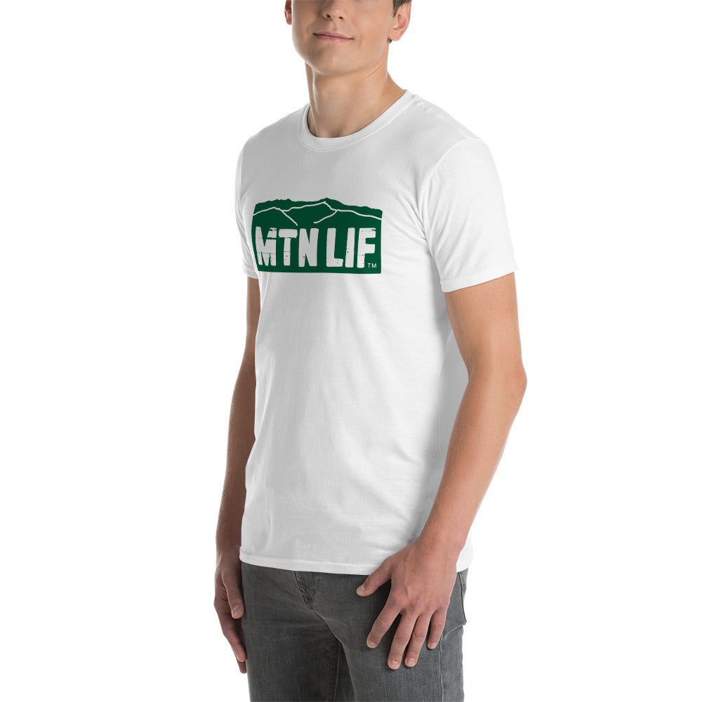 MTN LIF™ Unisex Softstyle T-Shirt GREEN mtn logo