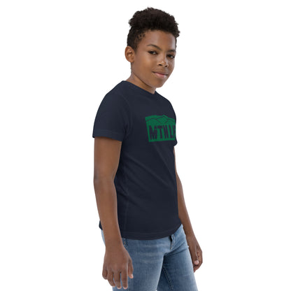 MTN LIF™ Youth jersey t-shirt- GREEN mtn logo