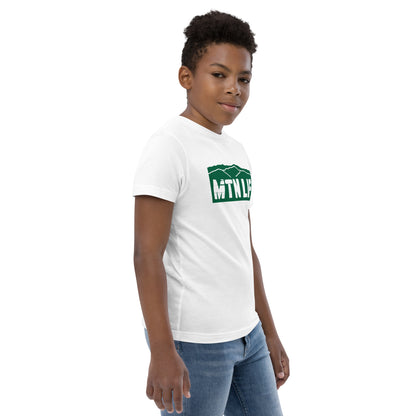 MTN LIF™ Youth jersey t-shirt- GREEN mtn logo